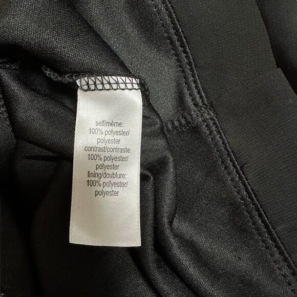 Studio Y Black White Pattern Block Shell Top Size XL - Picture 6 of 7